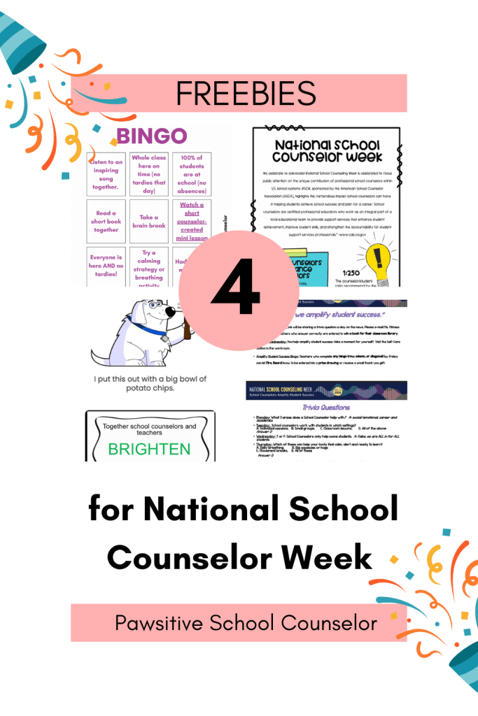 ways to celebrate national school counselor week