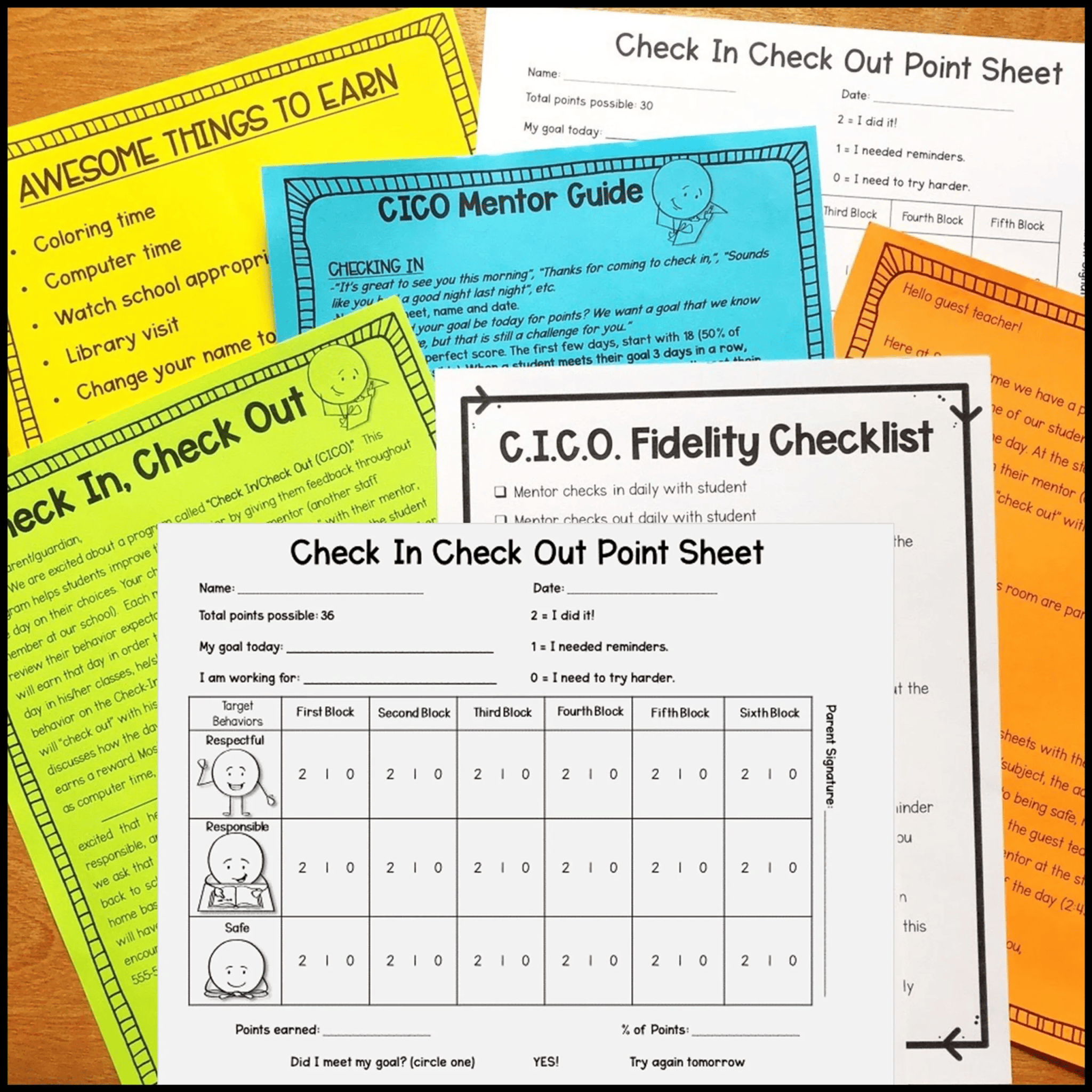 Positive Behavior Check In CICO vs. School Counseling Check-Ins: What’s the Difference ...